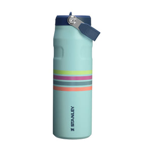 Botella Térmica Stanley Flip Straw 2.0 Seafoam Stripe | 710 ml